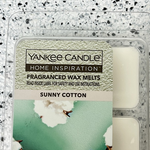 Yankee Candle Home Inspiration Wax Melts Sunny Cotton 2 Packs NEW - Picture 4 of 5